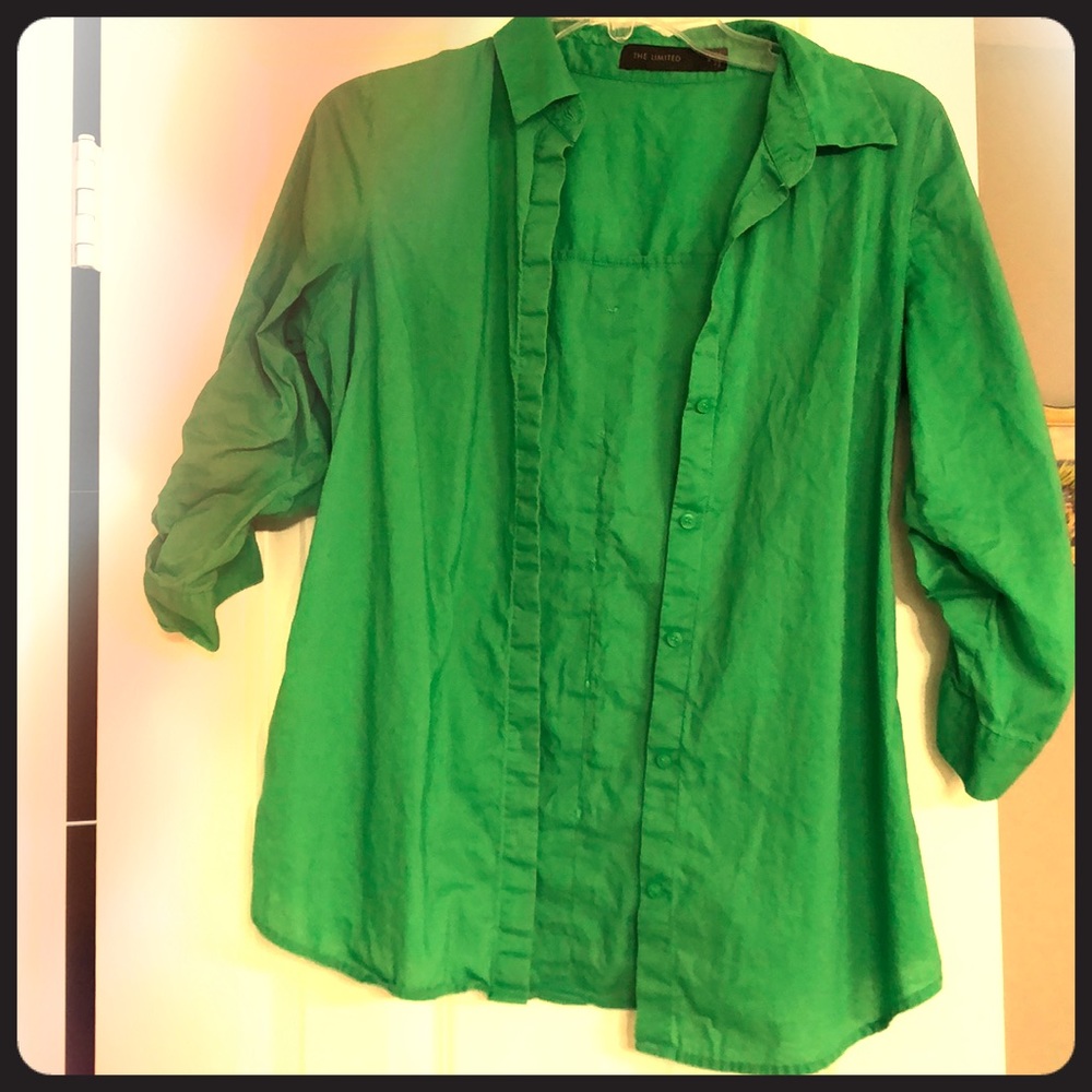 Green blouse